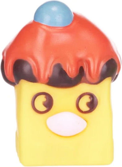 Fidget- und Antistress-Spielzeug Spueeze Cupcake Gelbes Rotes Kawaii Foodiez Würfel 8cm