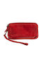 Leather Men's Bag Shoulder / Crossbody Red