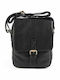 Leather Men's Bag Shoulder / Crossbody Black