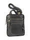 Leather Men's Bag Shoulder / Crossbody Black