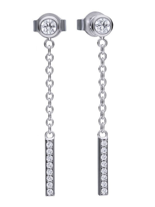 Diamonfire Ohrringe aus Silber mit Steinen Diamonfire Ohrringe aus Silber mit Steinen