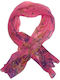 Gift-Me Women's Silk Scarf Pink
