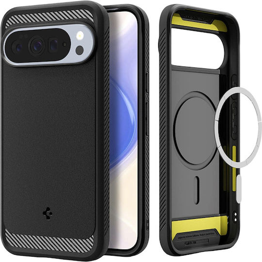 Spigen Rugged Armor MagSafe Back Cover Σιλικόνης Matte Black (Google Pixel 10 Pro XL)