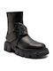 Leather Women's Ankle Boots Black