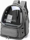 Animal Waterproof Backpack for Carrying Dog / Cat Up to 7kg Gray L42xW34xH27cm