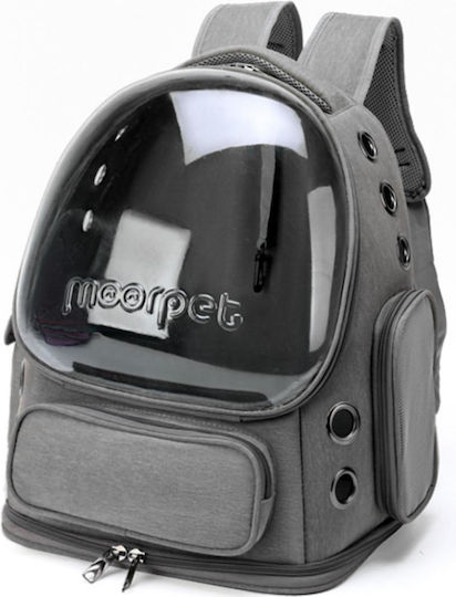 Animal Waterproof Backpack for Carrying Dog / Cat Up to 7kg Gray L42xW34xH27cm
