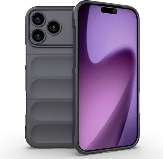 Amorus Back Cover Σιλικόνης Γκρι (iPhone 17 Pro)