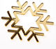 Snowflake Star Plexiglass K105 Gold