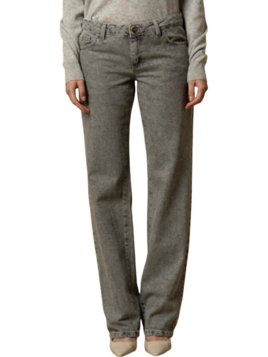 Pant Γυναικείο Υφασμάτινο Παντελόνι Grey