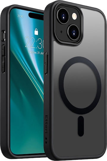 Etteri Back Cover Silicon / Plastic Negru (iPhone 17 Pro Max)