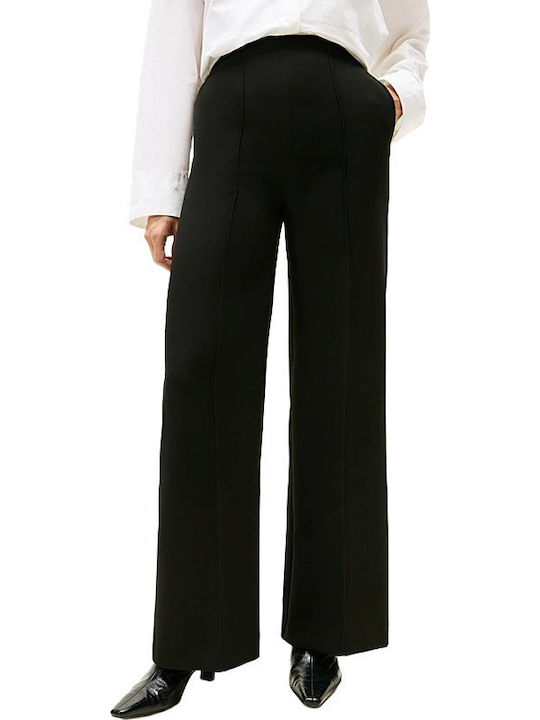 Women's Fabric Trousers Black