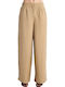 Pant Damen Stoff Hose Beige