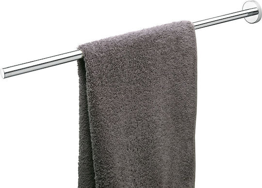 TIGER Single Wall-Mounted Bathroom Rail Inox Silver