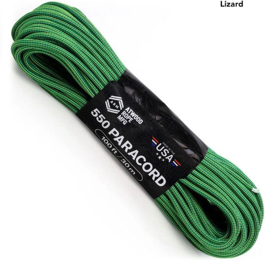 Atwood Rope Mfg Rope 550 Paracord 100 Ft Lizard