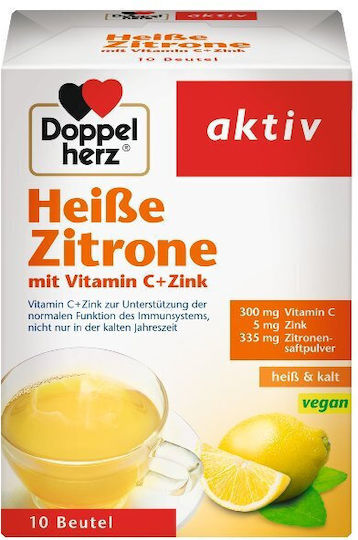 Doppelherz Immuntive Ειδικό Συμπλήρωμα Διατροφής 10 x 15gr Λεμόνι