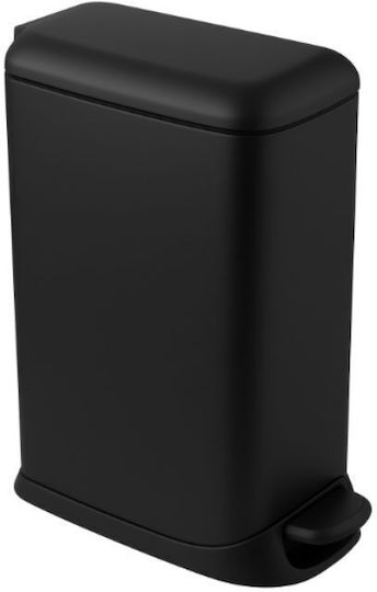 Vesta Inox Bathroom Basket Soft Close 12lt Black
