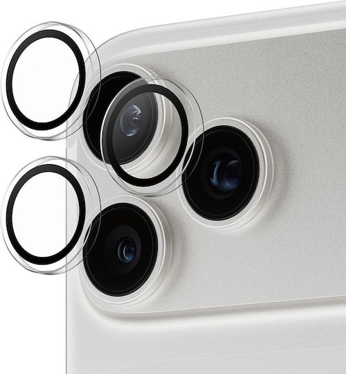 PanzerGlass Hoops Camera Protection Membrane Transparent for the iPhone 16 Pro, iPhone 16 Pro Max