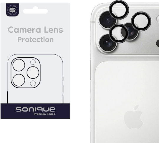 Sonique Lens Pro Προστασία Κάμερας Tempered Glass Γκρι για το iPhone 17 Pro, iPhone 17 Pro Max