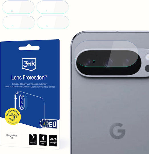 3MK Lens Protection Kameraschutz Gehärtetes Glas Transparent für das Google Pixel 10