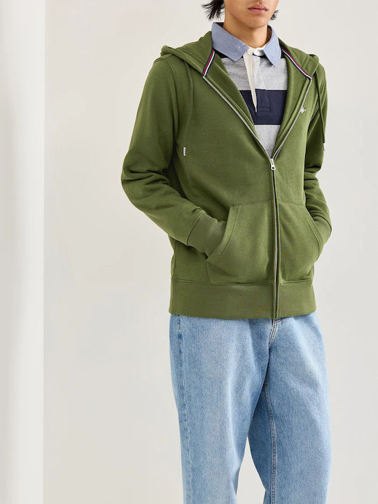 Gant Shield Sweatshirt mit Kapuze Country Green