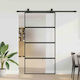 Vidaxl Sliding Door Set Material Black 102.5x20...