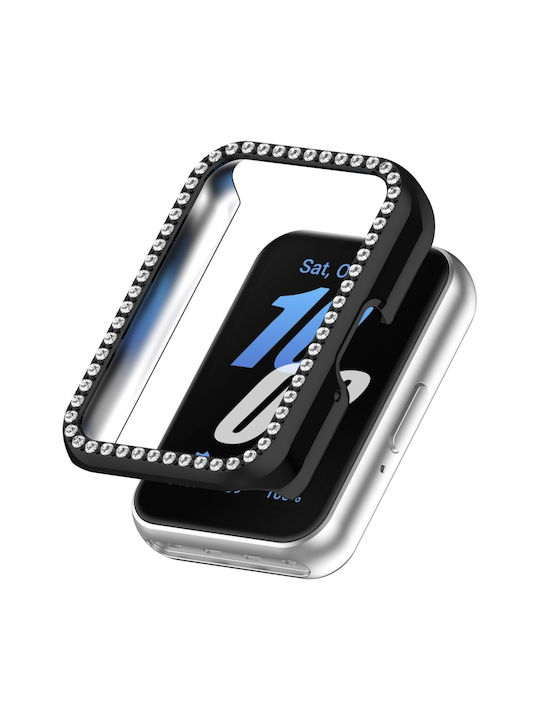 Προστατευτική Θήκη Samsung Galaxy Fit 3 Diamond Half Pack Hollow Pc Watch Μαύρη Προστατευτική Θήκη Samsung Galaxy Fit 3 Diamond Half Pack Hollow Pc Watch Μαύρη