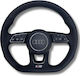 Leather Car Steering Wheel Black
