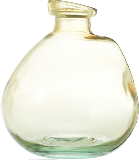 Koopman Glass Vase Transparent 14xH16cm