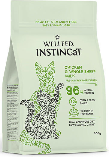 Wellfed Ξηρά Τροφή Γάτας με Κοτόπουλο / Κρέας 0.3kg