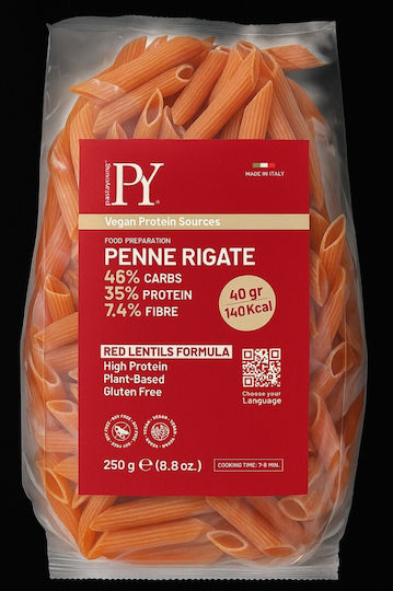 PastaYoung Red Lentils 35% Protein Penne Rigate