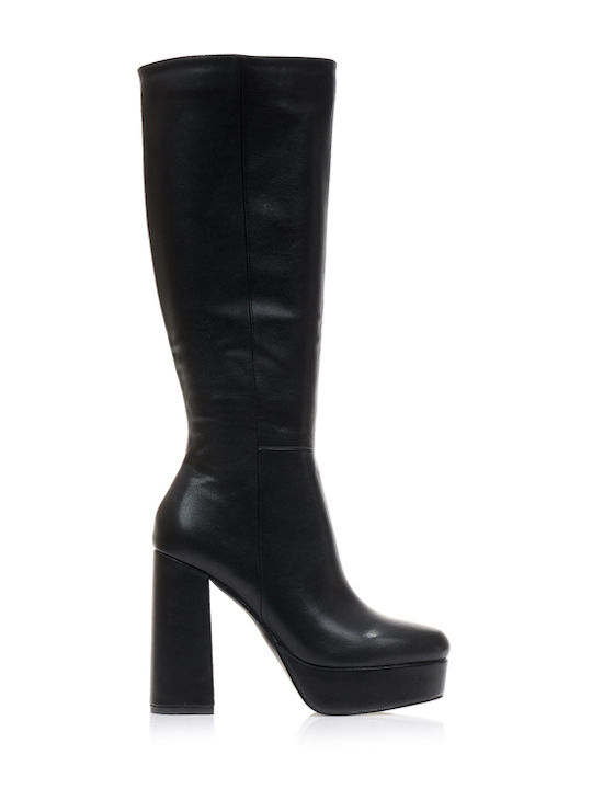 Damenstiefel mit hohem Absatz Schwarz