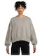 Sportswear Lang Damen Sweatshirt Gray