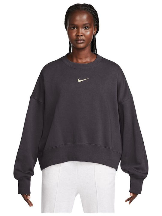 Nike Sportswear Long Women's Sweatshirt Gray