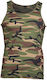 Mil-tec Tank-top Camouflage Undershirt Tactical Everyday Use 51-woodland Camo
