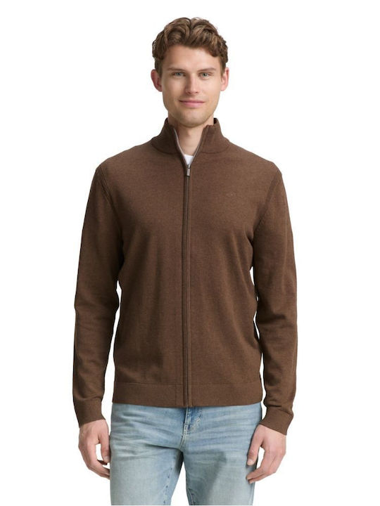 Tom Tailor Men's Cardigan Brown
