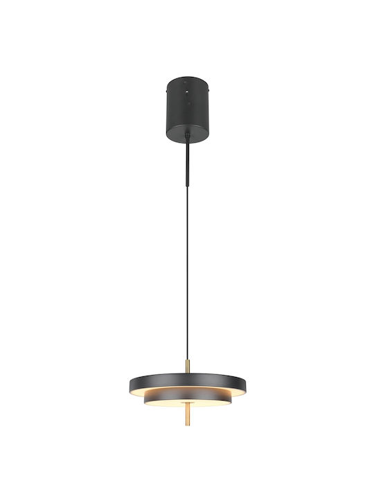 Trio Lighting Keaton Κρεμαστό Φωτιστικό Μαύρο