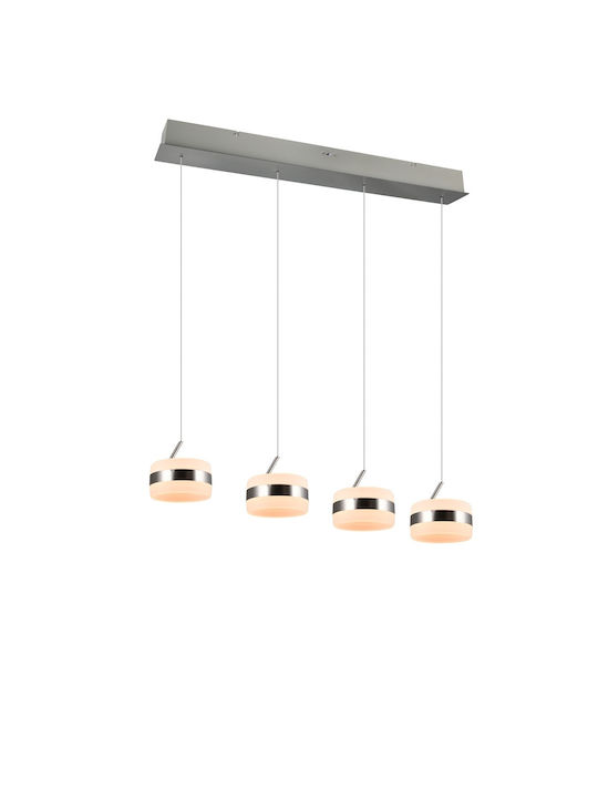 Trio Lighting Dios Κρεμαστό Φωτιστικό Ασημί