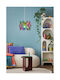 Trio Lighting Κρεμαστό Φωτιστικό Διάφανο