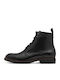Leather Black Men's Boots