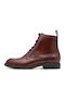 Leder Tabac Braun Herrenstiefel Anatomisch