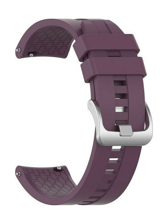 Curea Din Silicon Hexagon Huawei Watch 3 46mm Huawei Watch 3 Pro 48mm Huawei Watch GT 2 Pro 47mm Honor GS Pro 48mm Violet