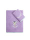Nima Set of baby towels 2pcs Purple Weight 400gr/m²
