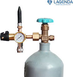 Helium Cylinder Inflation System With Pressure Gauge