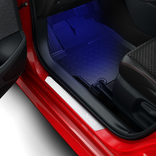 Toyota Genuine 4 Rubber Car Mats Set Toyota Yaris 20'-24' Includes 2 Front 2 Rear