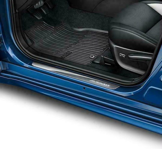 Toyota Genuine 4 Aluminum Door Sill Protectors Avensis 15' Front Rear