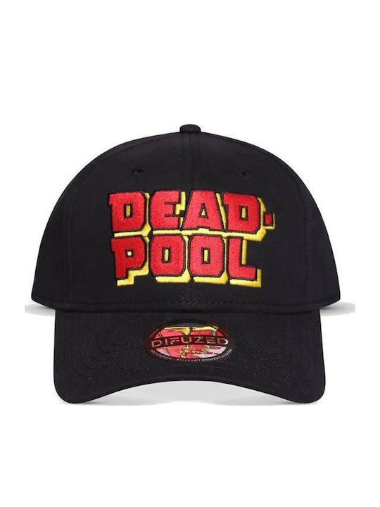 Deadpool Gebogene Kappen Schirm Cap Große Buchstaben Einfarbig