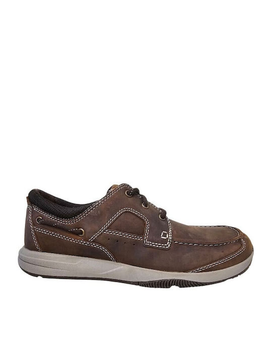 Sailview Leder Herren Freizeitschuhe Braun