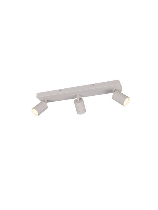 Trio Lighting Soka Σποτ σε Γκρι Χρώμα