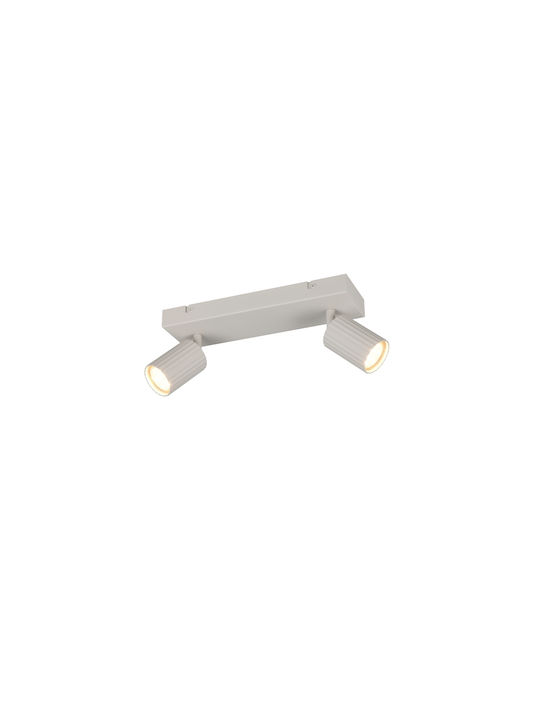 Trio Lighting Soka Σποτ σε Γκρι Χρώμα
