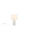 Trio Lighting Ceramică Lampă de masă cu Abajur Alb și Bază